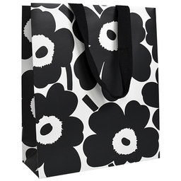 [6611279] Lahjakassi M/E Marimekko Unikko musta
