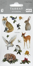 [351307] Sticker KT20 Elisa Parto forest animals