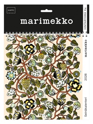 [315884] Seinäkalenteri 2026 Marimekko 22x22 cm