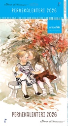 [61222] Perhekalenteri 2026 Minna Immonen Unicef 23x36,5 cm