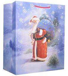 [6621300] Joulukassi XXL/G Hallmark Pukilla lahjasäkki