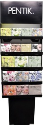 [80472] Lattiadisplay servetit musta lev. 52cm