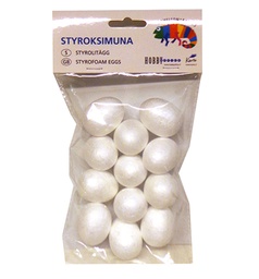 [66040] Styroksimunat 12 kpl/pss