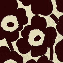 [L552663] UNIKKO linen bordeaux 33cm