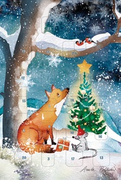 [315323] Joulukorttikalenteri Anita Polkutie A6