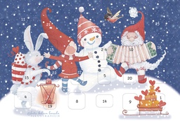 [315324] Joulukorttikalenteri Katri Kuusela A6