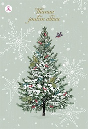 [29274] 2-os joulu Roosa nauha hyv tek Hallmark