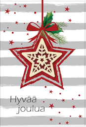[29311] 2-os joulukortti puukoriste