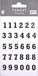 [351321] Sticker KT10 numbers black