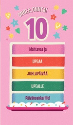 [28P09011] 2-os vuosikortti 10v tyttö