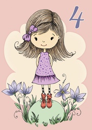 [47P20140] 1-os vuosikortti 4v tyttö