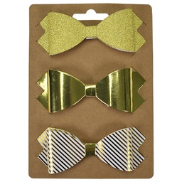 [581055] Paperirusetti joulu 3kpl kultainen KP17