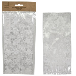 [6690001] Sellofaanipussi joulu 10 kpl E lumihiutaleet