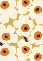 [2725466] 1-os Marimekko Unikko beige-oranssi