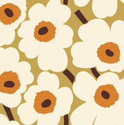 [3306060] Pakettikortti Marimekko Unikko beige-oranssi