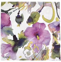 [1SER10289A1] Servetti 25cm Pentik Kukkapelto multi