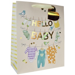 [6631096] Lahjakassi L/E Hello Baby keltainen