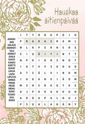 [29459] 2-os äitienpäivä ristikkokortti