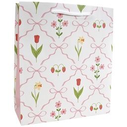 [6611369] Lahjakassi M/D kukat ja rusetit