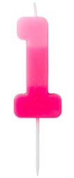 [202415] Number candle 1 pink