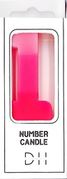 [202415] Numerokynttilä 1 pinkki 