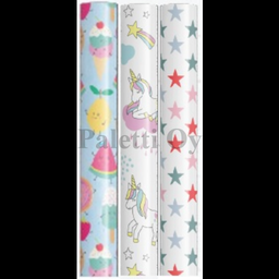[61464] Lahjapaperi Popsicle Unicorn Star