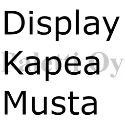 [T00530] Lattiadisplay kapea musta