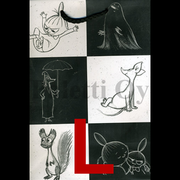 [58566] Lahjakassi L 3 Moomin BW