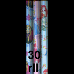 [58616] Lahjapaperi 3 Disney tytöt