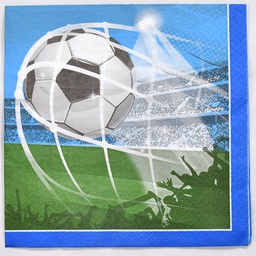 [93747] Lautasliina 33cm Jalkapallo 20kpl