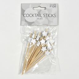 [00336926448000] Party cocktailtikku tähti 16kpl