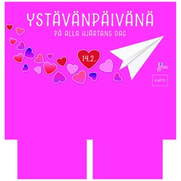 [101322] 2-lok hyrräopaste Ystävänpäivä Alla hjärtans dag