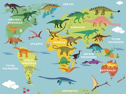 [318135] Juliste 30x40cm Dinosaurukset