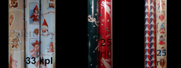 [6124195] Joulupaperi kotimaiset kuvittajat KY 70 x 200 cm 25 rll