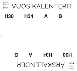 [105437] Hyrrähattu vuosikalenterit  Karto ja Paletti