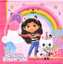 [59886] Lautasliina 33cm Gabbys Dollhouse 20kpl