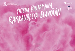 [105507] Roosa nauha -opaste 55cm Paletti