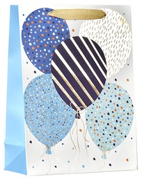 [654035] Lahjakassi M/D siniset ilmapallot