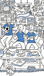 [4904059] 2-os kortti Sininen päivä